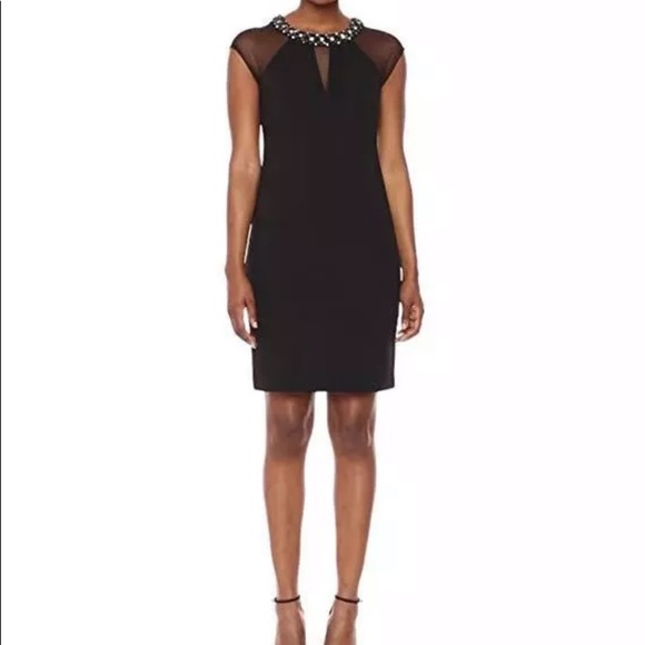 Sz 4 Eliza J black dress New 7186